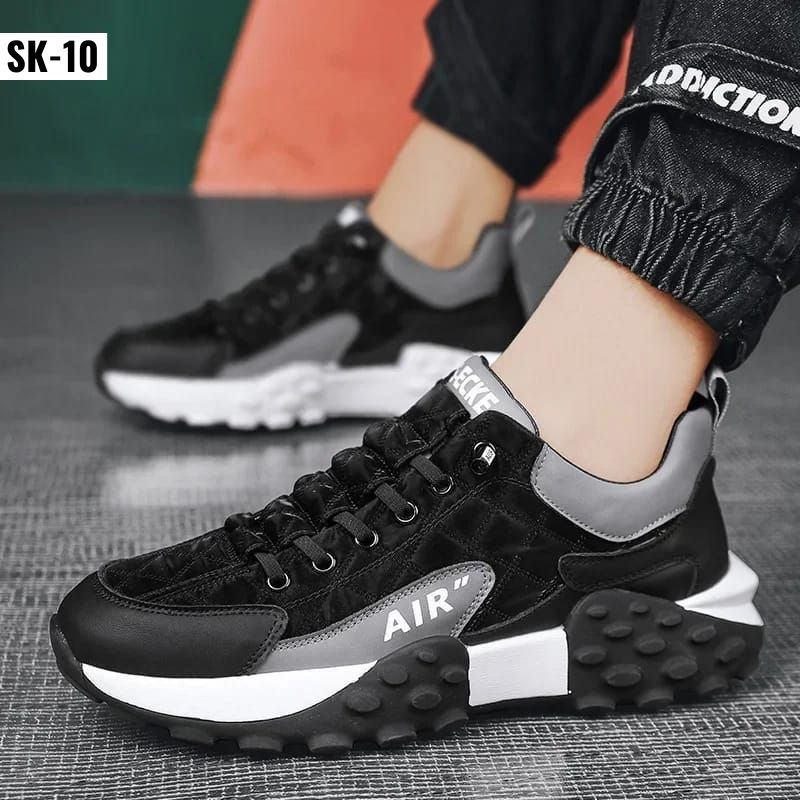 Non-Slip Comfortable Autumn and Winter Shoes ( Black SK-10 )